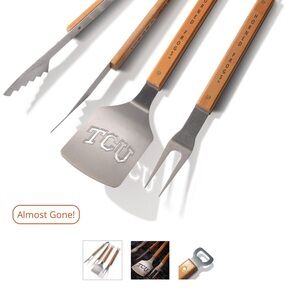 TCU Horned Frogs BBQ Tool Set